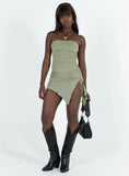Caprani Mini Dress Sage
