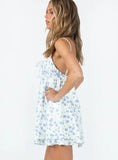 Empress Of Love Mini Dress Blue Floral