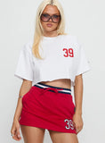Boston University Track Top White