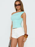 Lestie Embellished Micro Shorts White