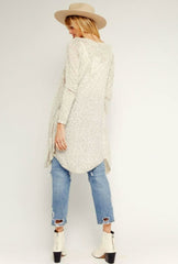 Kara Blush Leopard Print Cardigan Sweater