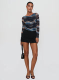 Agate Long Sleeve Bodysuit Multi