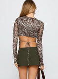 For The Thrill Skort Green