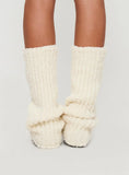 Queensway Boucle Legwarmers Cream