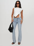 Bethany Low Rise Bootleg Jeans Light Wash