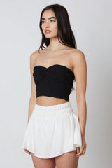 Candice Black Twist Tube Top