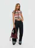 Norelai Short Sleeve Knit Top Multi Stripe