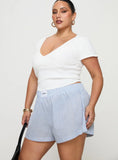 Sincar Boxer Shorts Blue / White Stripe Curve