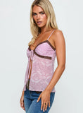 Sacrifices Tie Detail Top Multi Floral