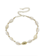 Ettika Cowrie Shell Choker Necklace