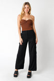 Becca Brown Twist Knot Tube Top
