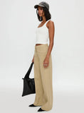 Latitude High Rise Wide Leg Pants Beige