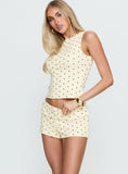 Manolo Set Cream Polka