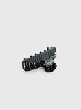 Parisse Claw Clip Black Polka