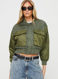 Milener Utility Bomber Jacket Olive