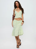Aspyn Halter Top Sage