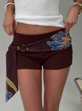 Kinslea Belt Brown Floral
