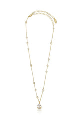 Ettika Delicate Crystal Pendant Necklace