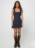 Dasha Mini Dress Navy Petite