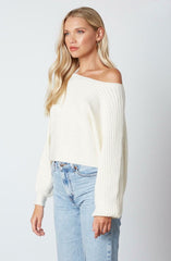 Mandy Ivory Cropped Sweater