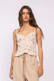 Hard to Ignore Serenity Floral Corset Top