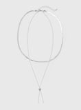 Let Me Love Layered Necklace Silver