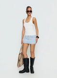 Kyrella Longline Tank Top White