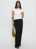 Gavrielle Jersey Wide Leg Pants Black