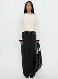 Lando Low Rise Straight Leg Jeans Washed Black