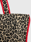 Jovie Tote Bag Leopard Red