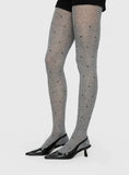 Coretta Tights Grey Black Polka