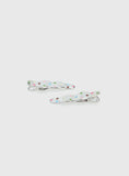 Kind To Another Hair Clips Silver Multi