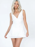 Island Time Mini Dress White