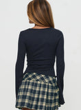 Allona Long Sleeve Top Navy
