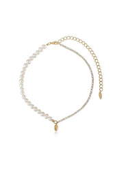 Ettika Pearl Crystal And Shell Necklace
