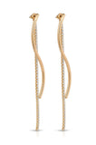 Ettika Spin Around Linear Dangle Earrings