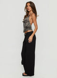 Vendi Low Rise Pant Black