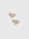 Trishy Linked Earrings Gold Silver