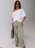 Winny Off Shoulder Tee White