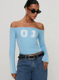 One And Only Long Sleeve Top Blue
