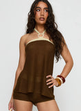 Contradiction Hardware Detail Top Brown Yellow