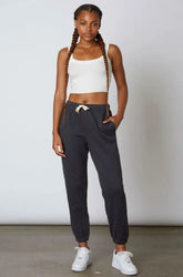Ronnie Pewter Grey Drawstring Joggers