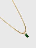 Seeley Snake Chain Pendant Necklace Gold