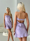 Phillipa Mini Dress Lilac Petite