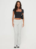 Norment Rib Pants Grey Tall