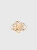 Set Adrift Flower Cuff Gold
