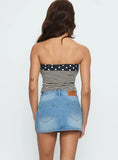 Cailin Denim Mini Skirt Light Blue Wash
