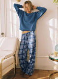 In The Morning Sleep Pant Blue Check