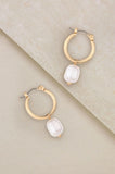 Ettika Removable Pearl Huggie Earrings