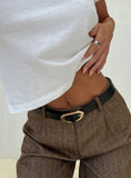 Daytime Belt Black Gold